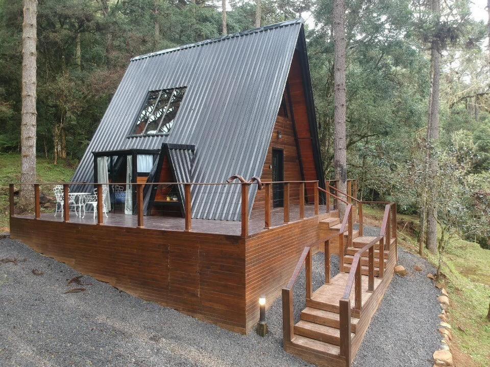 Chalé Estância Cachoeira do Avencal Urubici Exterior foto