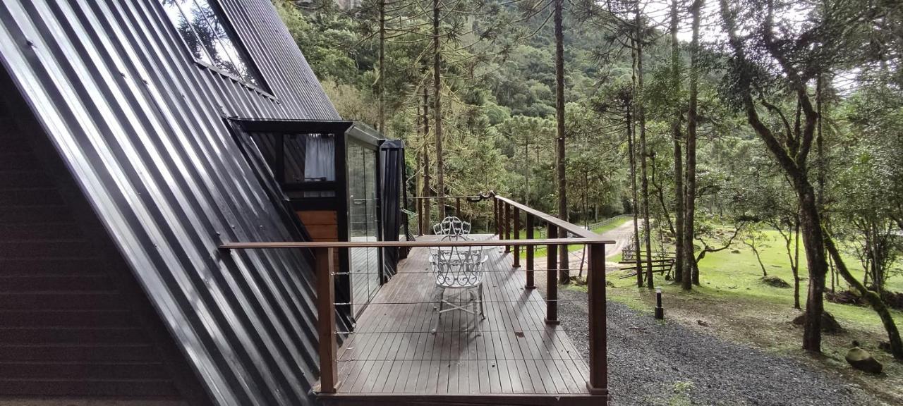 Chalé Estância Cachoeira do Avencal Urubici Exterior foto